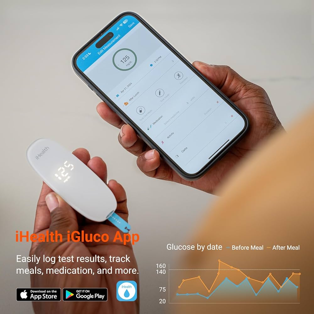 iHealth Gluco+ Wireless Smart Gluco-Monitoring System