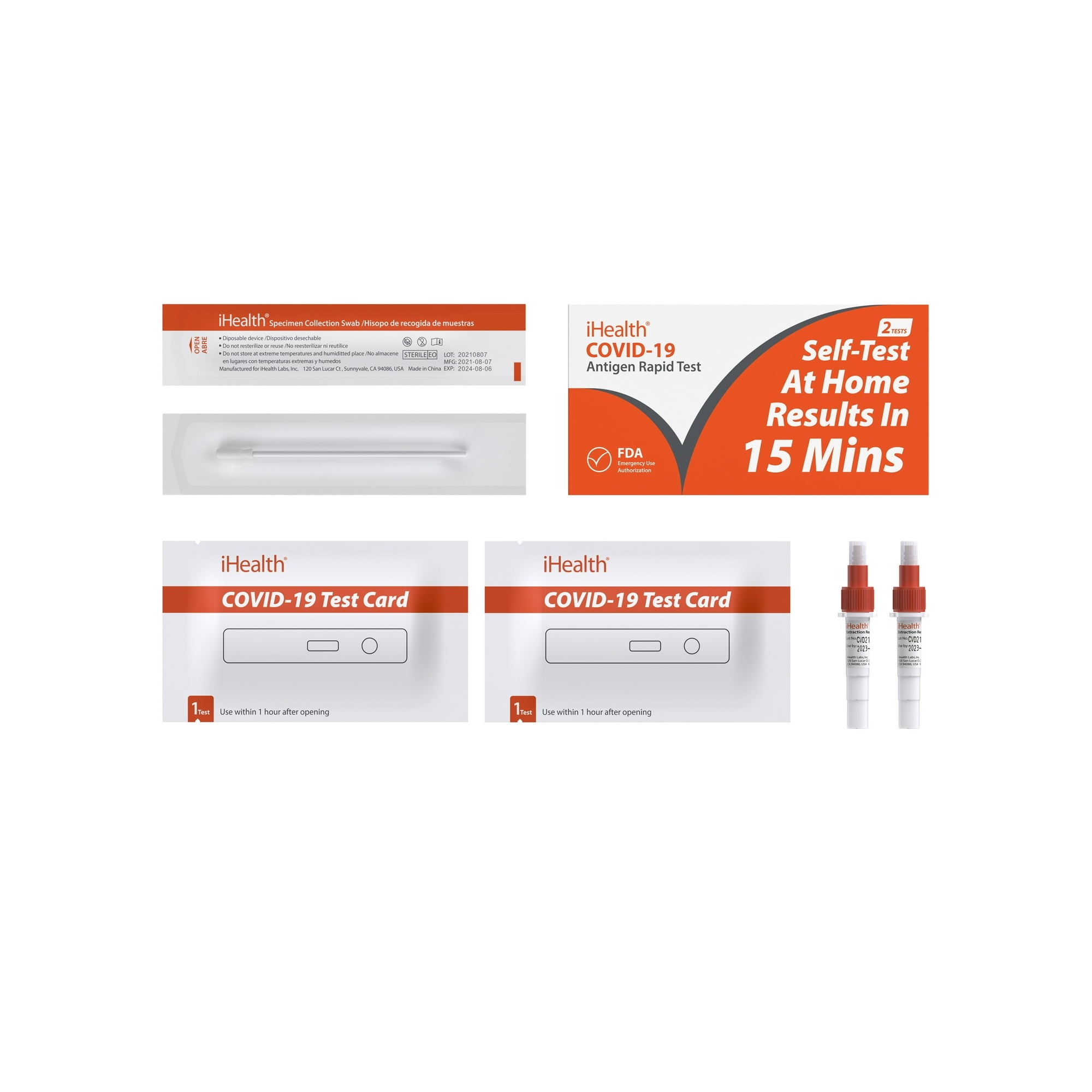 iHealth COVID-19 Antigen Rapid Test - OTC Home Test Kit