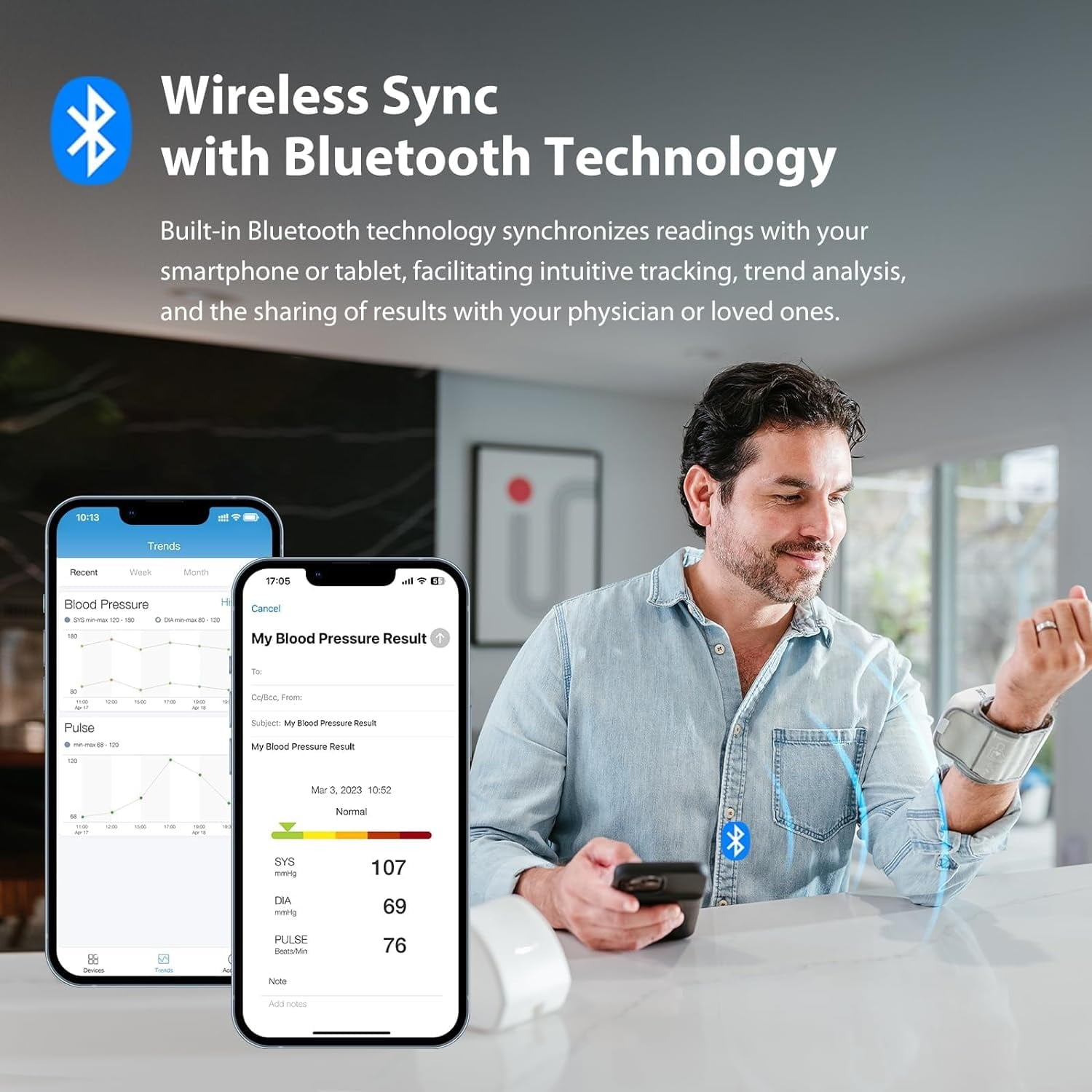 iHealth Push Wrist Blood Pressure Monitor Bluetooth