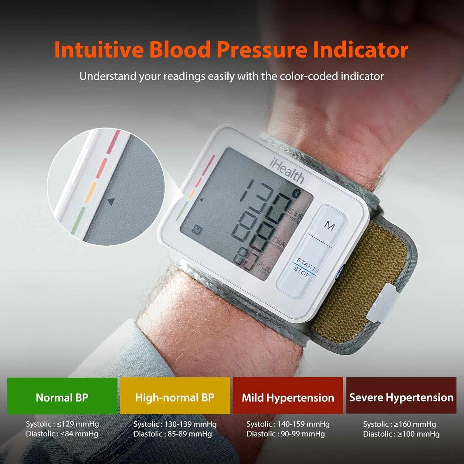 iHealth Push Wrist Blood Pressure Monitor Bluetooth