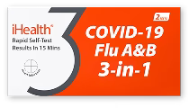 iHealth COVID-19 & Flu A/B Rapid Antigen Test - OTC Home Test Kit
